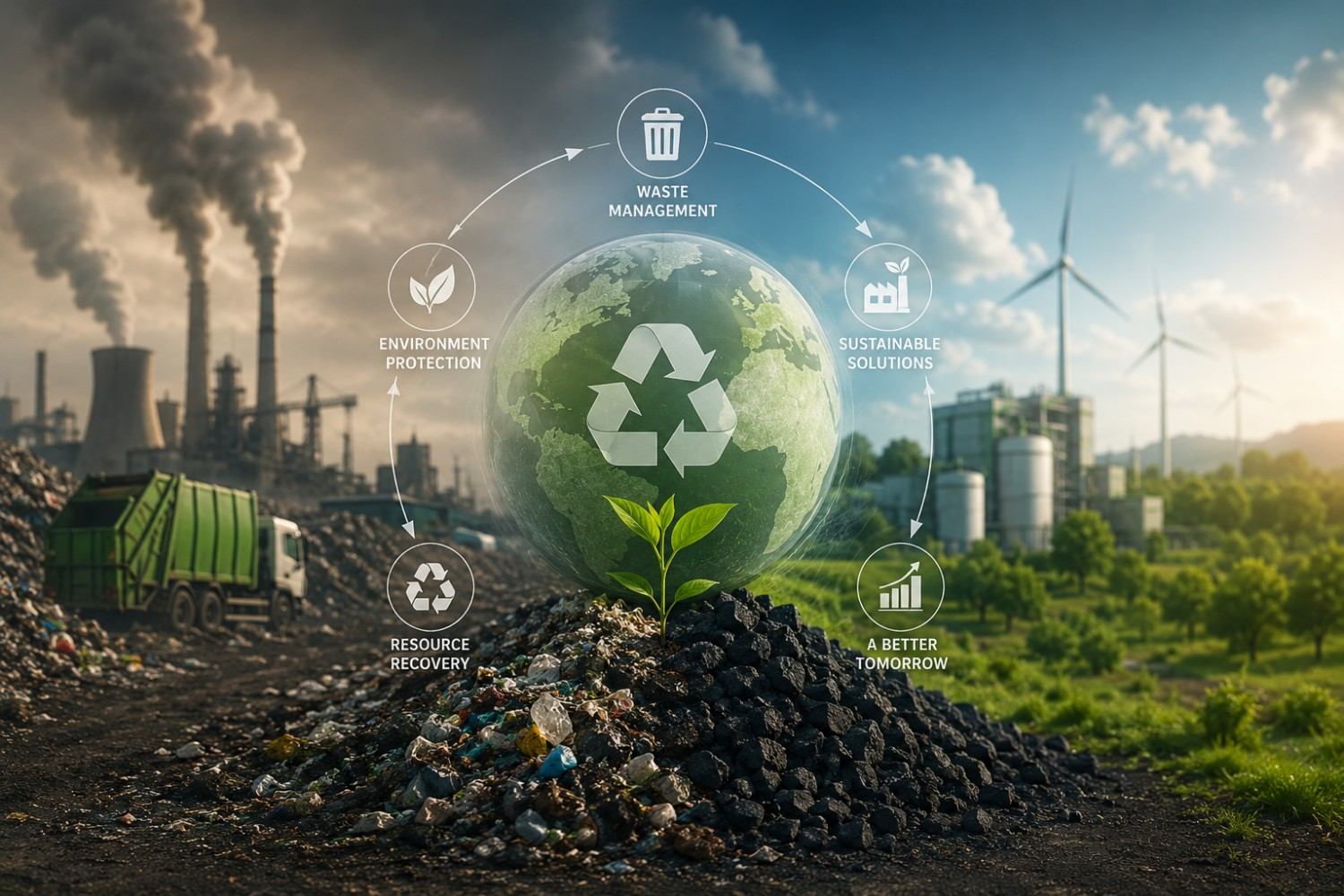 Combustible waste management